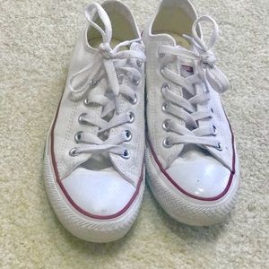 Converse white shoes